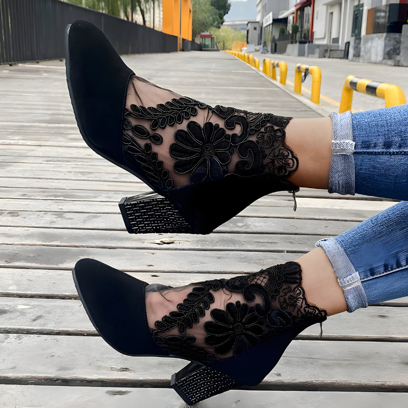 Elizaveta - Chaussures Orthopédiques à Motifs Floraux