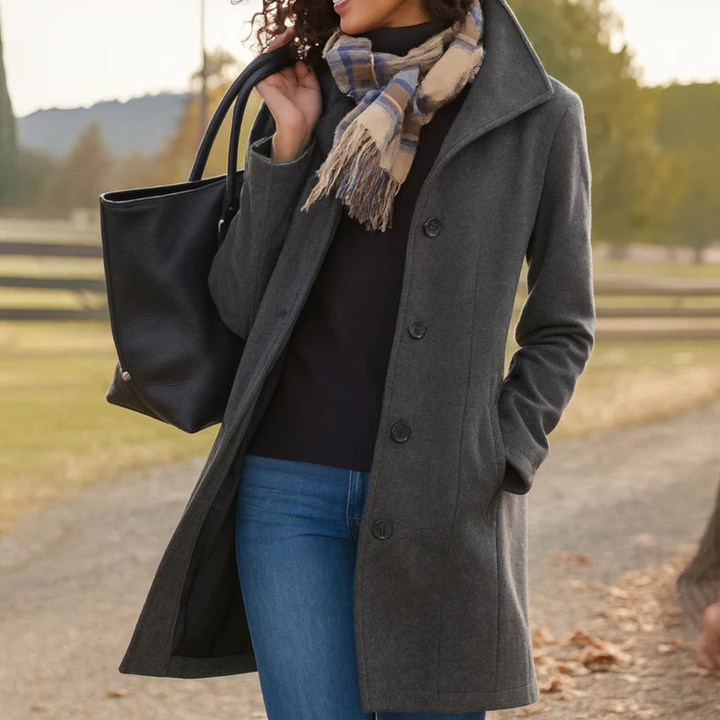 Danla - Manteau À Manches Longues Avec Poches