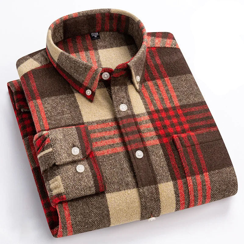 Joman - Chemise À Carreaux À Manches Longues Et Boutons