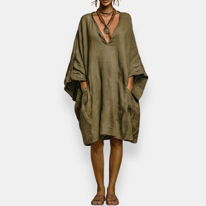 Diaraye - Robe Ample À Taille Basse