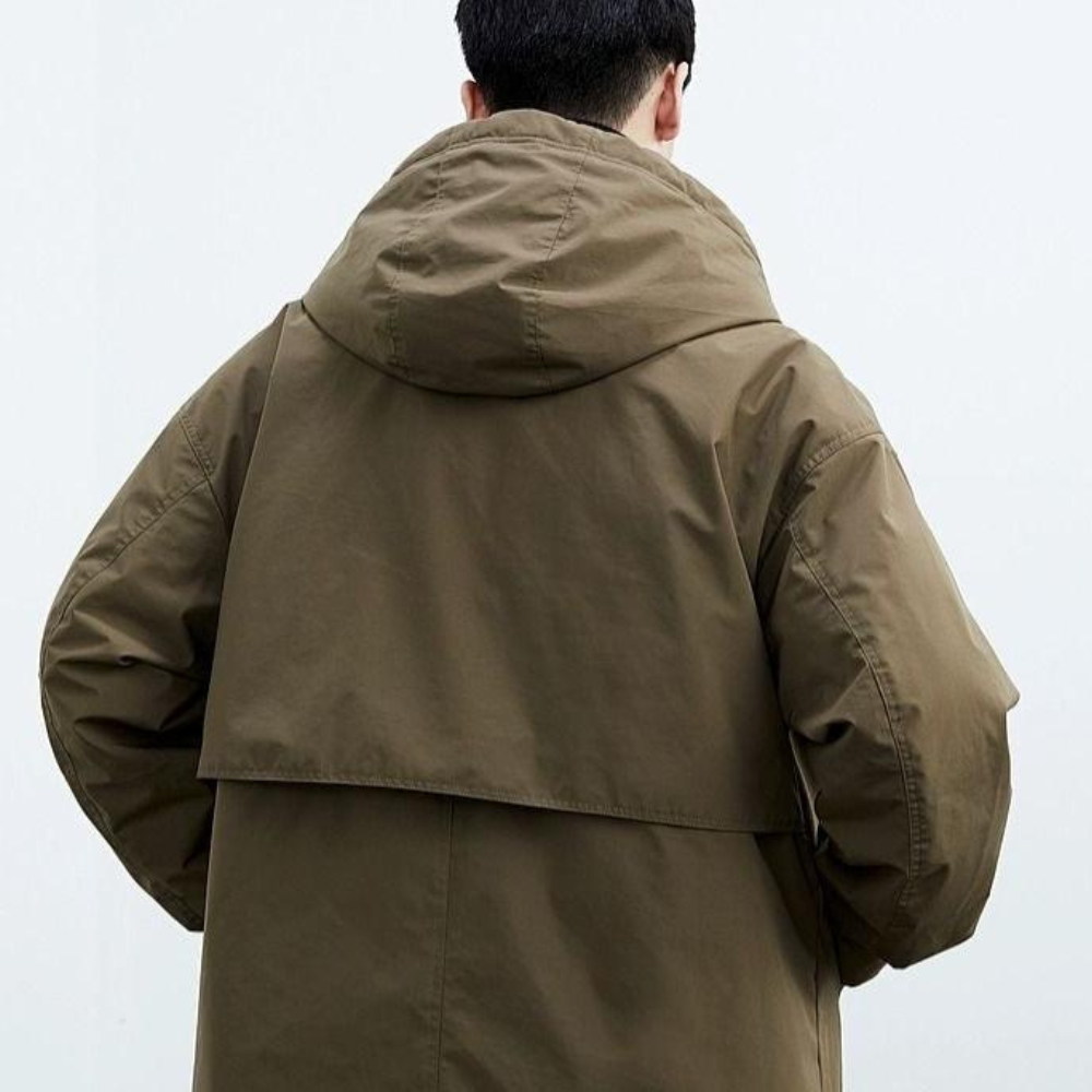 Krimz - Trench-Coat À Capuche Et Col À Revers
