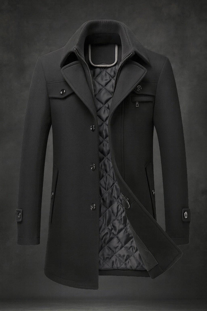 Edoardo - Manteau en Laine à Boutons