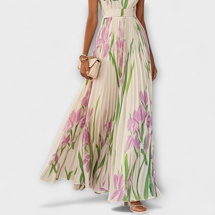 Tressa - Robe À Fleurs Sans Manches Élégante