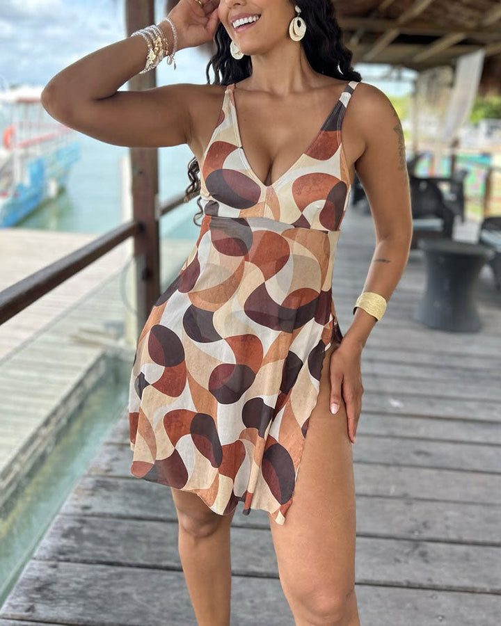 Rezeda - Maillot De Bain À Imprimé À Pois Noué Sur Le Devant