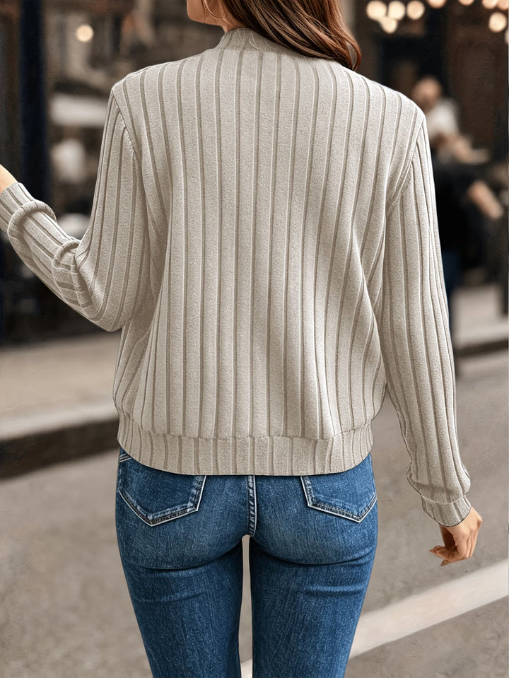 Nalia - Veste en Maille À Manche Unique