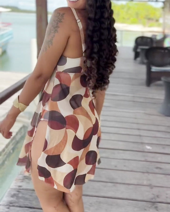 Rezeda - Maillot De Bain À Imprimé À Pois Noué Sur Le Devant