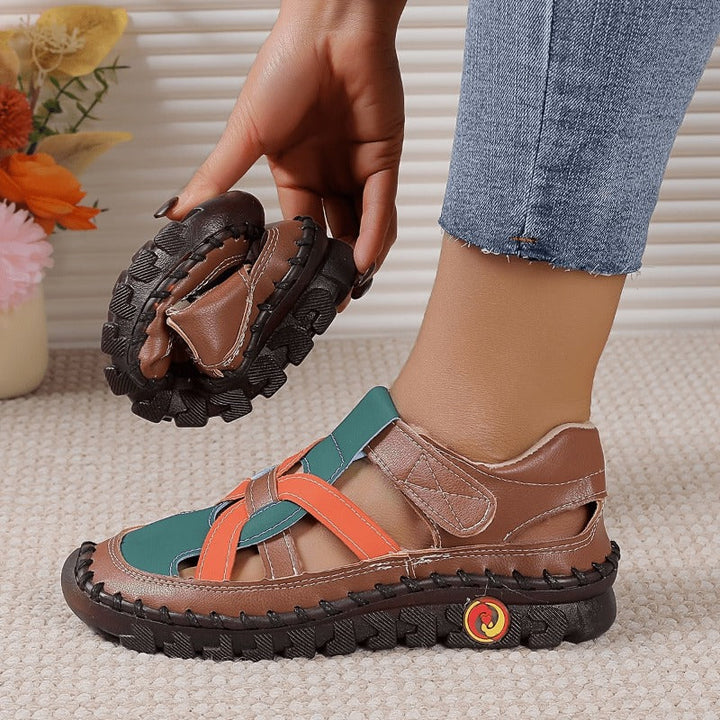 Shehna - Sandales Décontractées en Cuir