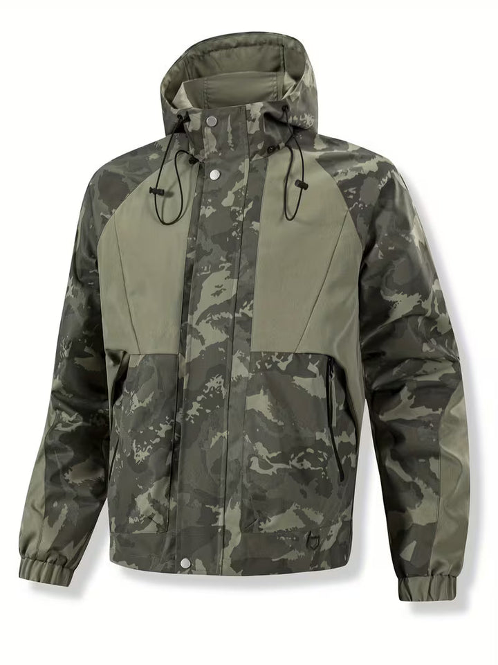 Brekks - Veste Coupe-Vent À Capuche Motif Camouflage