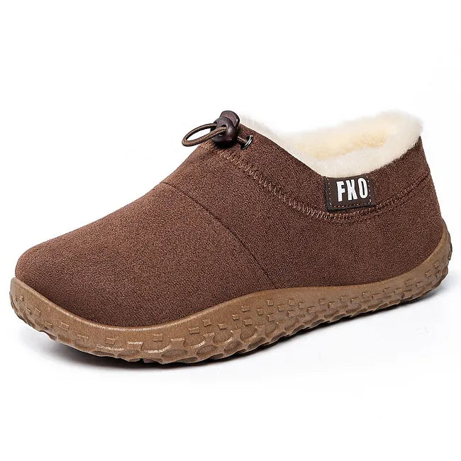 Kamira - Chaussures Confortables en Fausse Fourrure