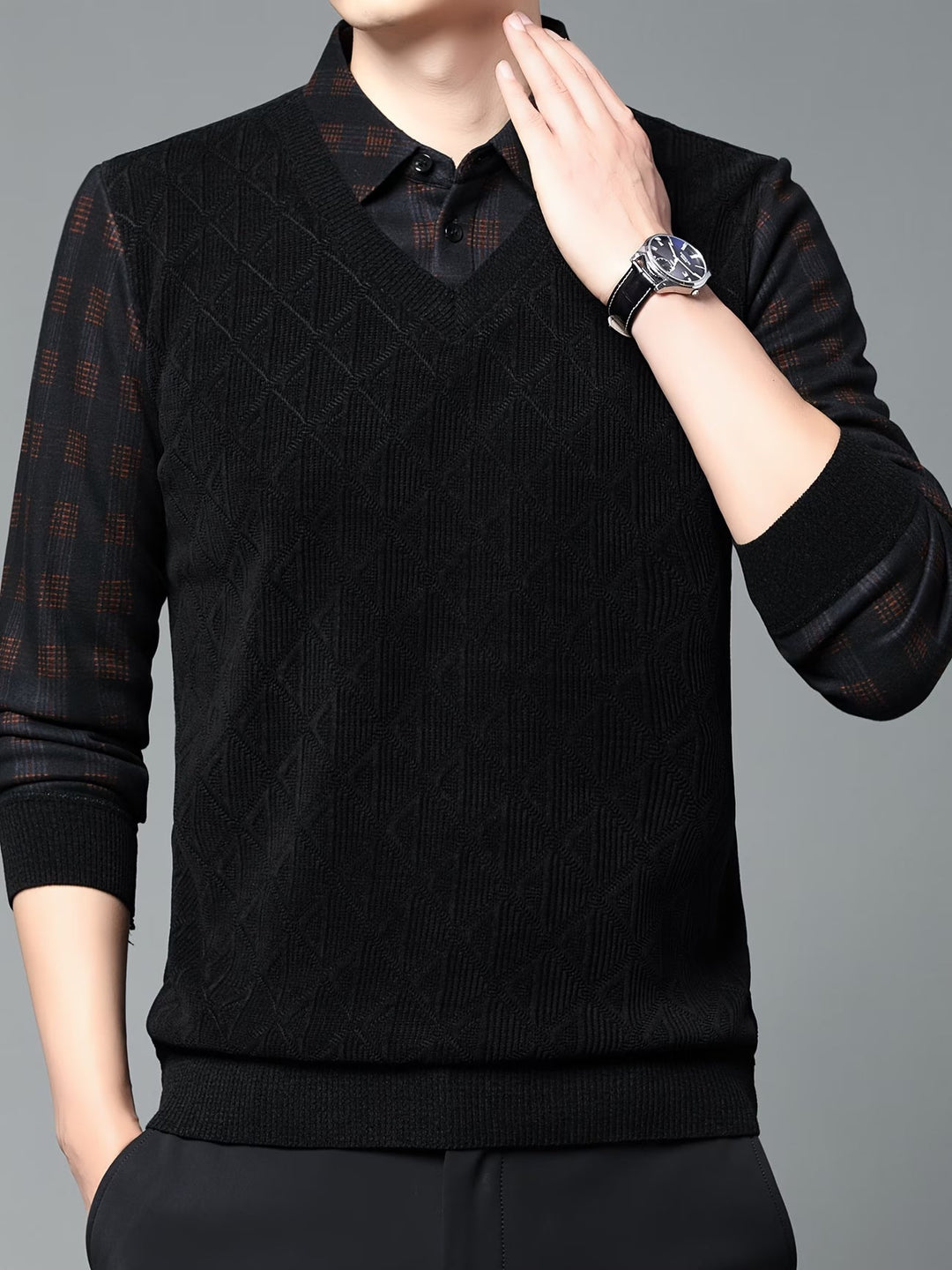 Alan - Pull en Maille À Manches Longues