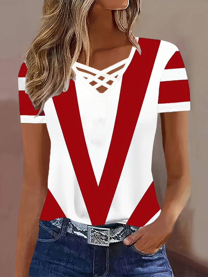 Rosibel - T-shirt Imprimé À Manches Courtes