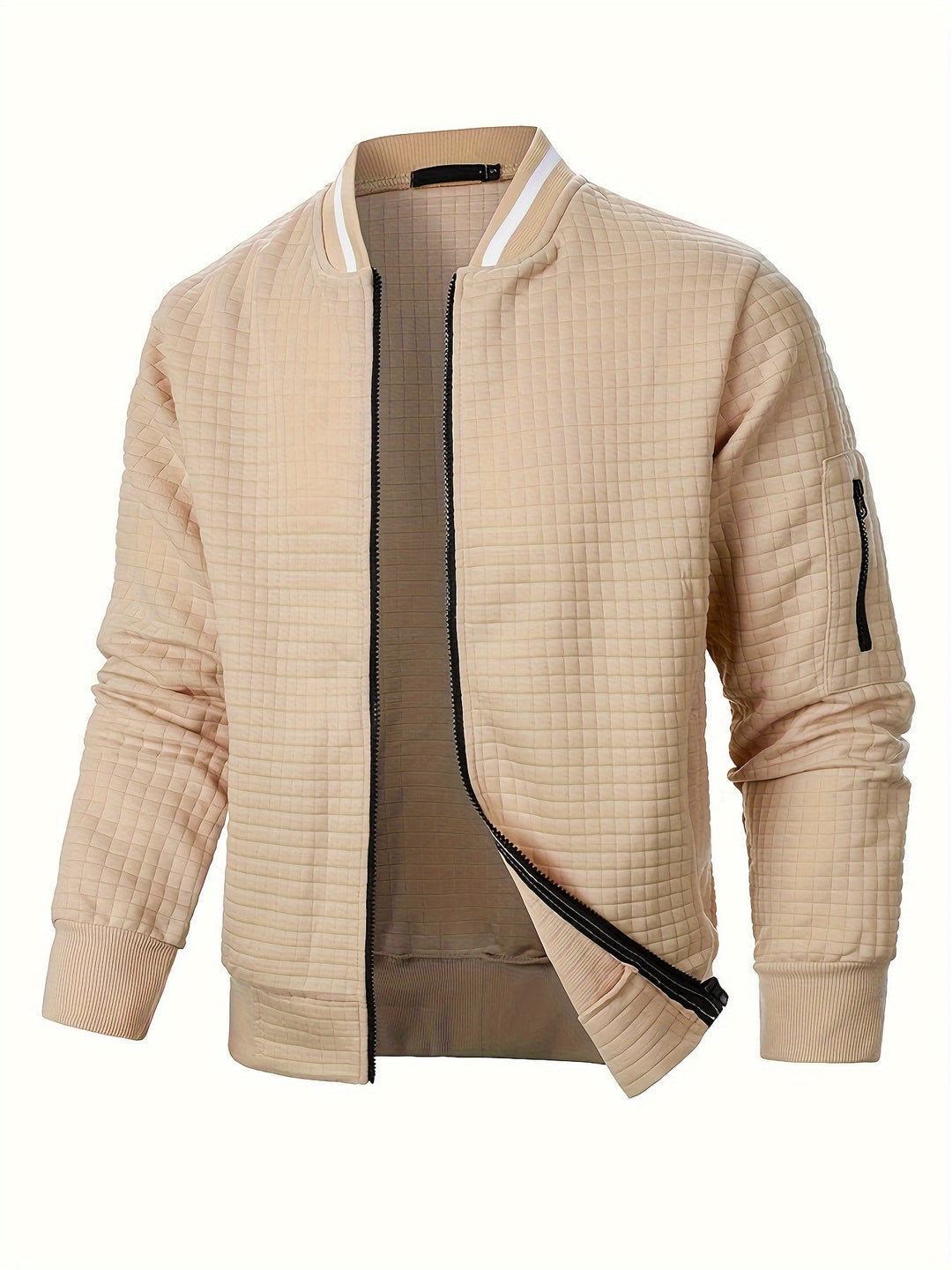 Benjie - Veste Cardigan À Col Montant Et Fermeture Éclair