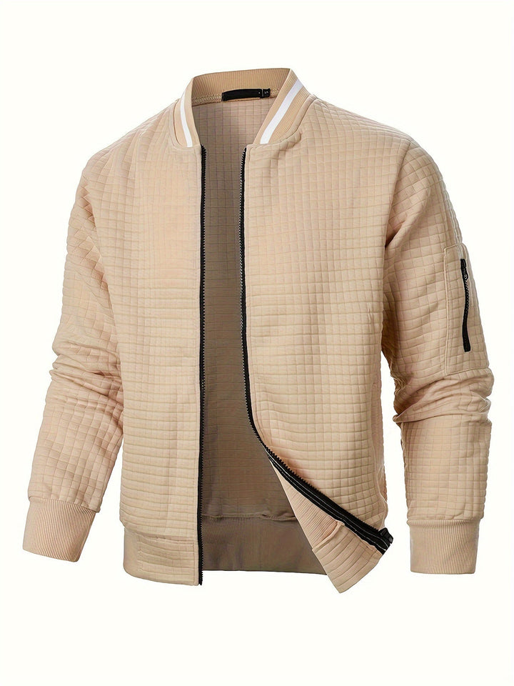 Benjie - Veste Cardigan À Col Montant Et Fermeture Éclair