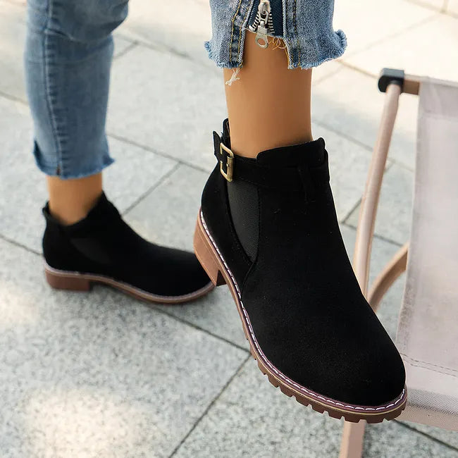 Fakina - Bottines À Boucle Décorative