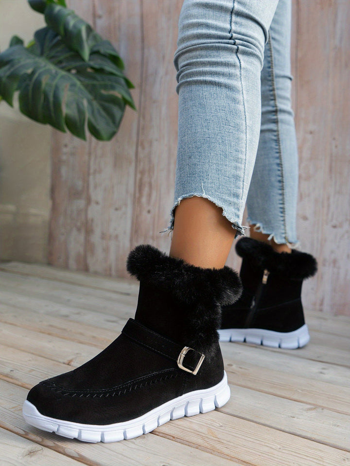 Adriany - Bottes D'hiver Pour La Neige À Semelle Épaisse