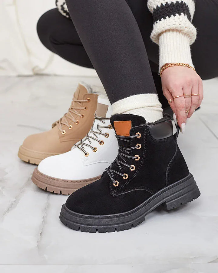 Alosia - Bottines à Lacets et Semelles épaisses