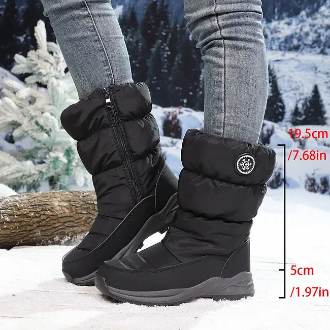 Muthoni - Bottes D'hiver De Haute Qualité Montant Mi-mollet