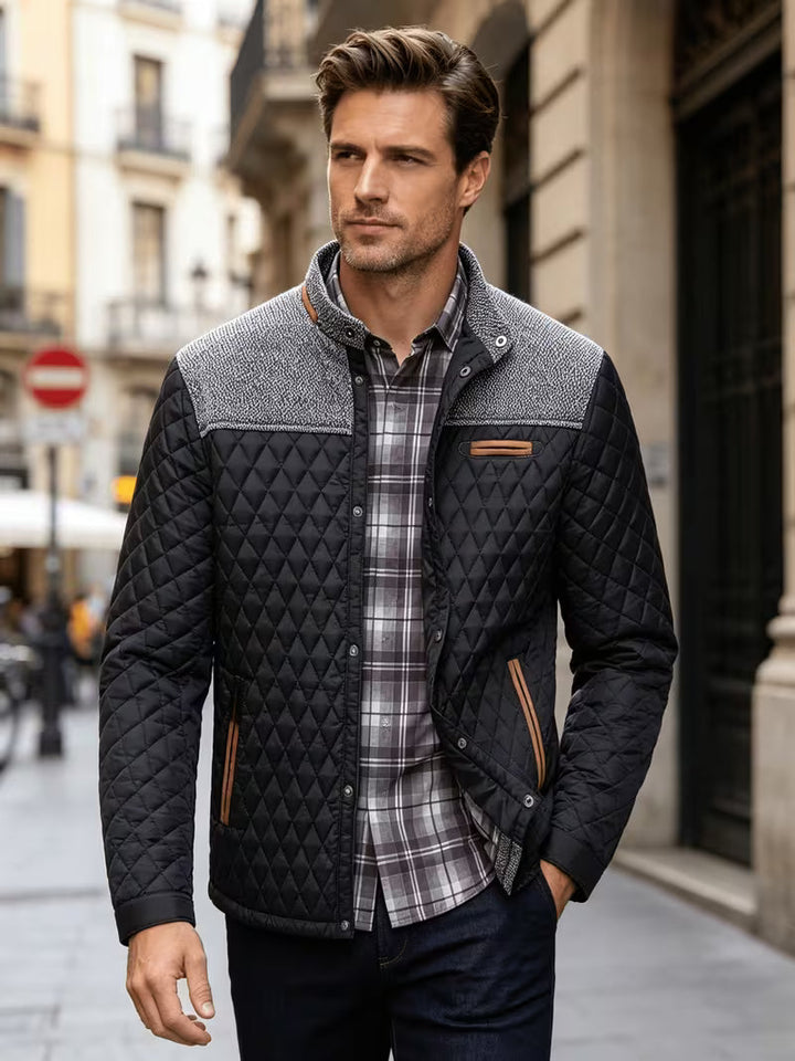 Stetson - Doudoune Matelassée À Motifs en Losanges
