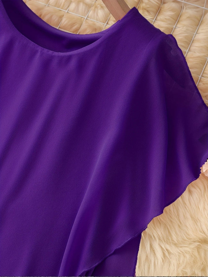 Maren - Robe MIDI Élégante Sans Manches