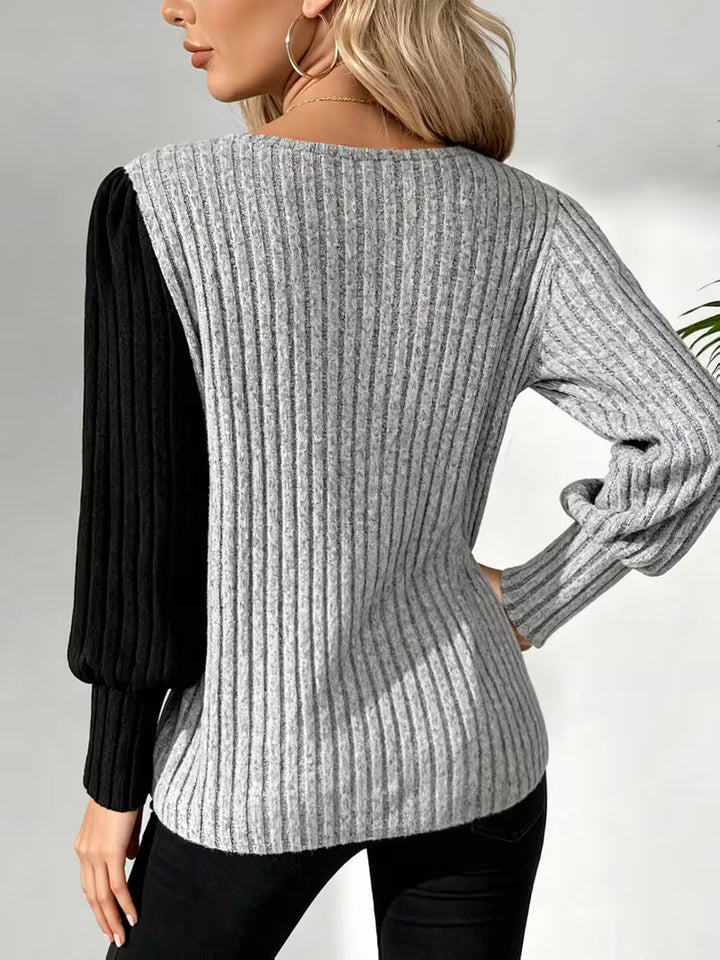 Lieba - Haut Avec Une Rangée De Boutons Asymétrique