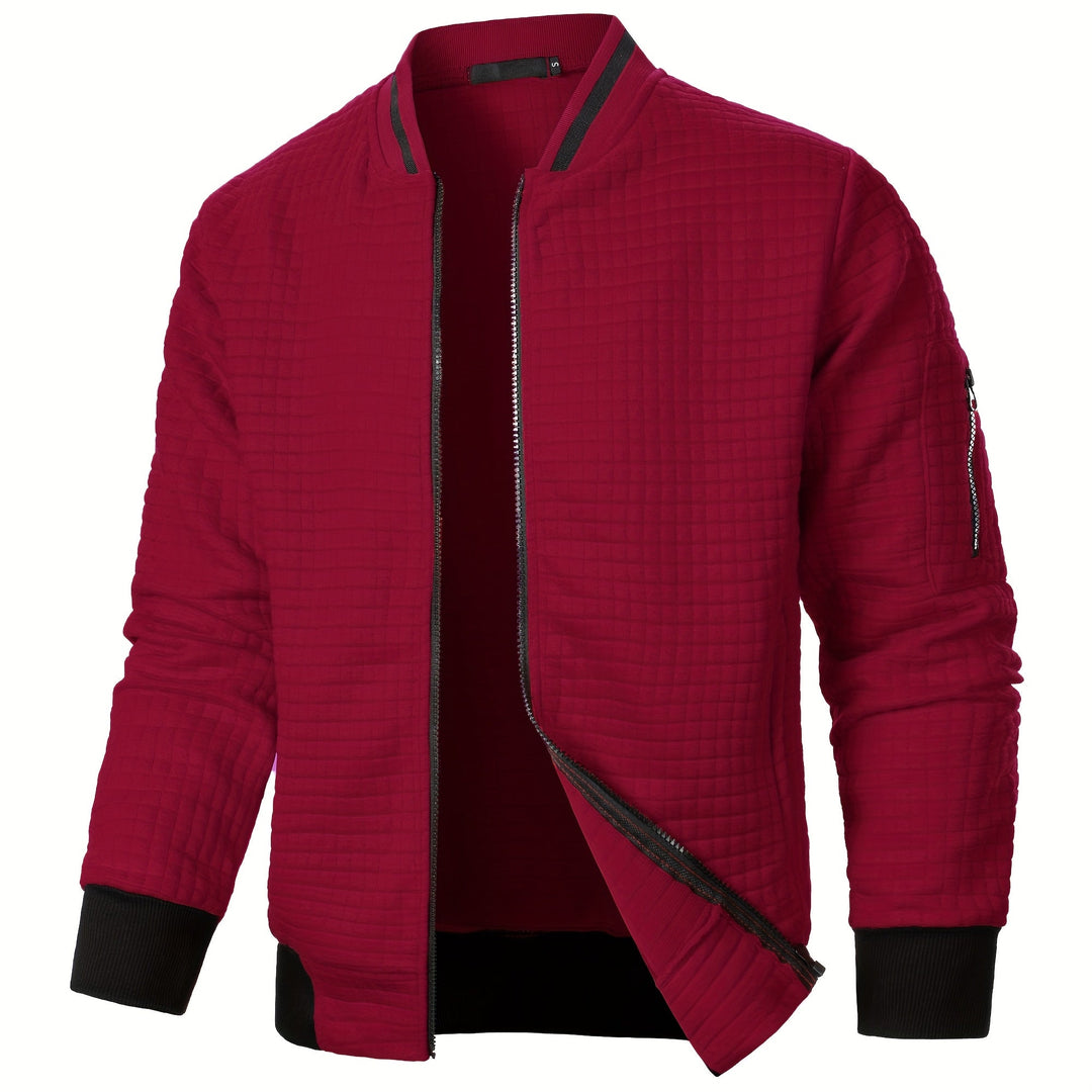 Benjie - Veste Cardigan À Col Montant Et Fermeture Éclair