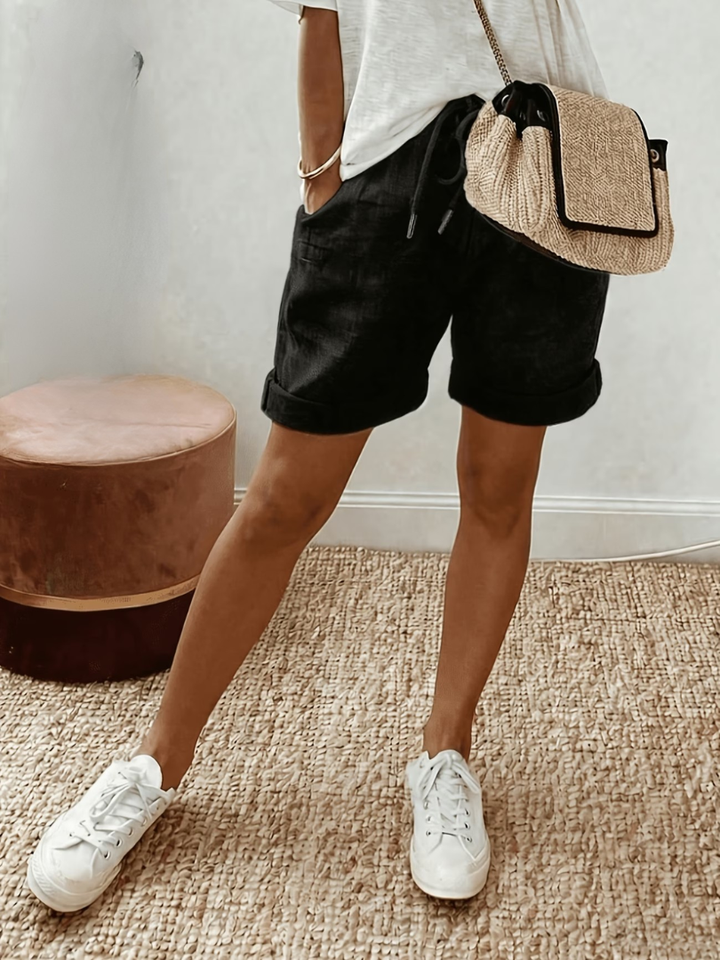 Keely - Short en Lin Confortable