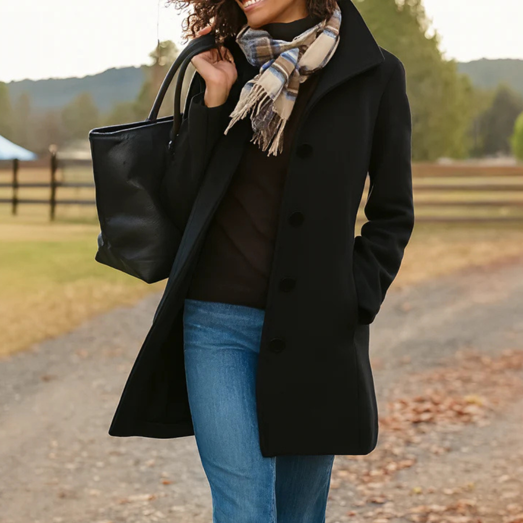 Danla - Manteau À Manches Longues Avec Poches