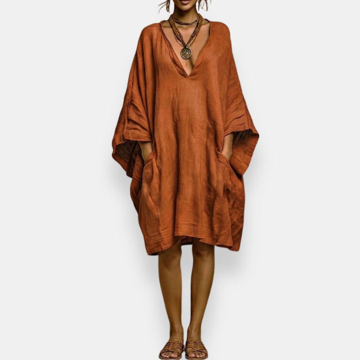 Diaraye - Robe Ample À Taille Basse