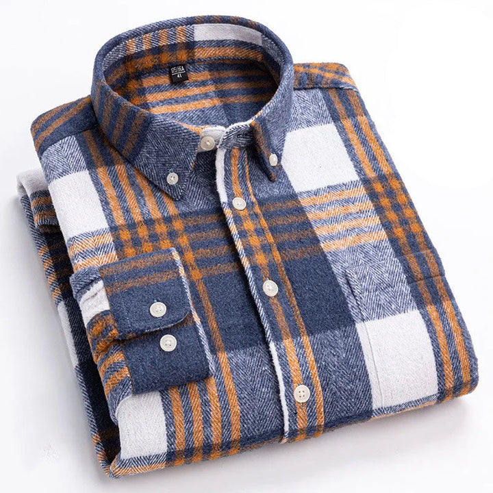 Joman - Chemise À Carreaux À Manches Longues Et Boutons