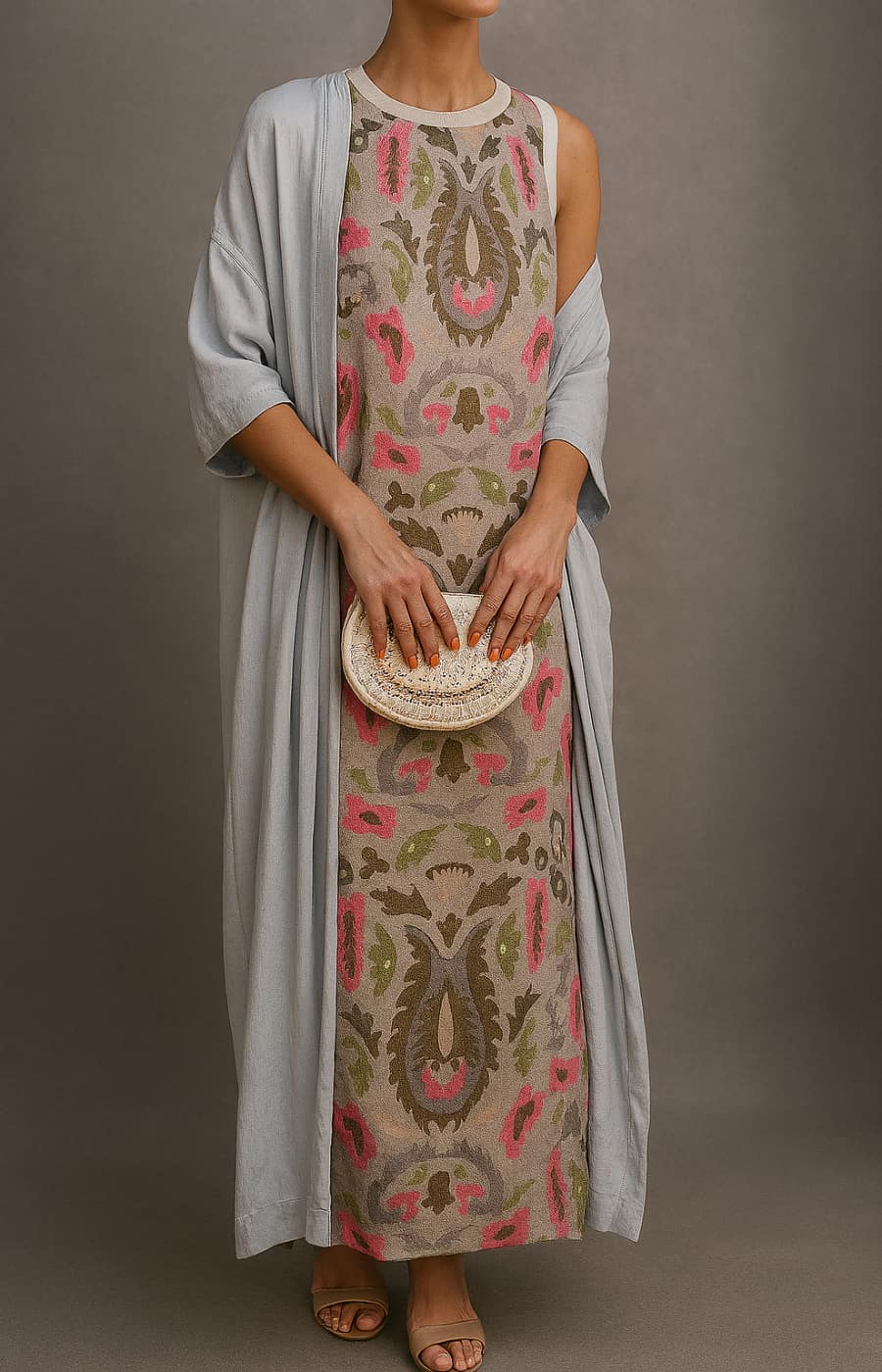 Irmtraut - Robe Imprimée Aux Motifs Riches