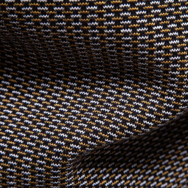 Limman - Pull en Maille Jacquard À Demi-Zip