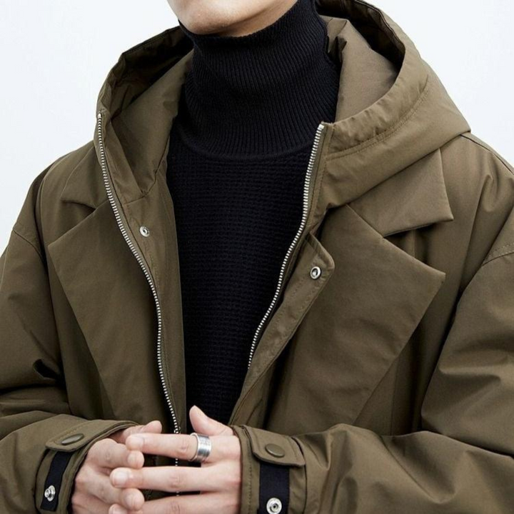 Krimz - Trench-Coat À Capuche Et Col À Revers