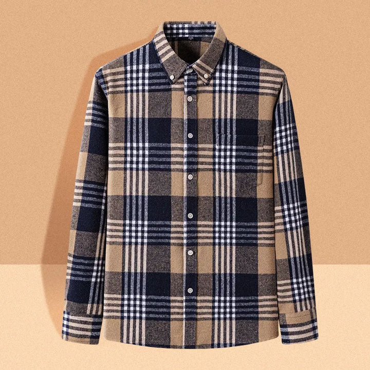 Joman - Chemise À Carreaux À Manches Longues Et Boutons