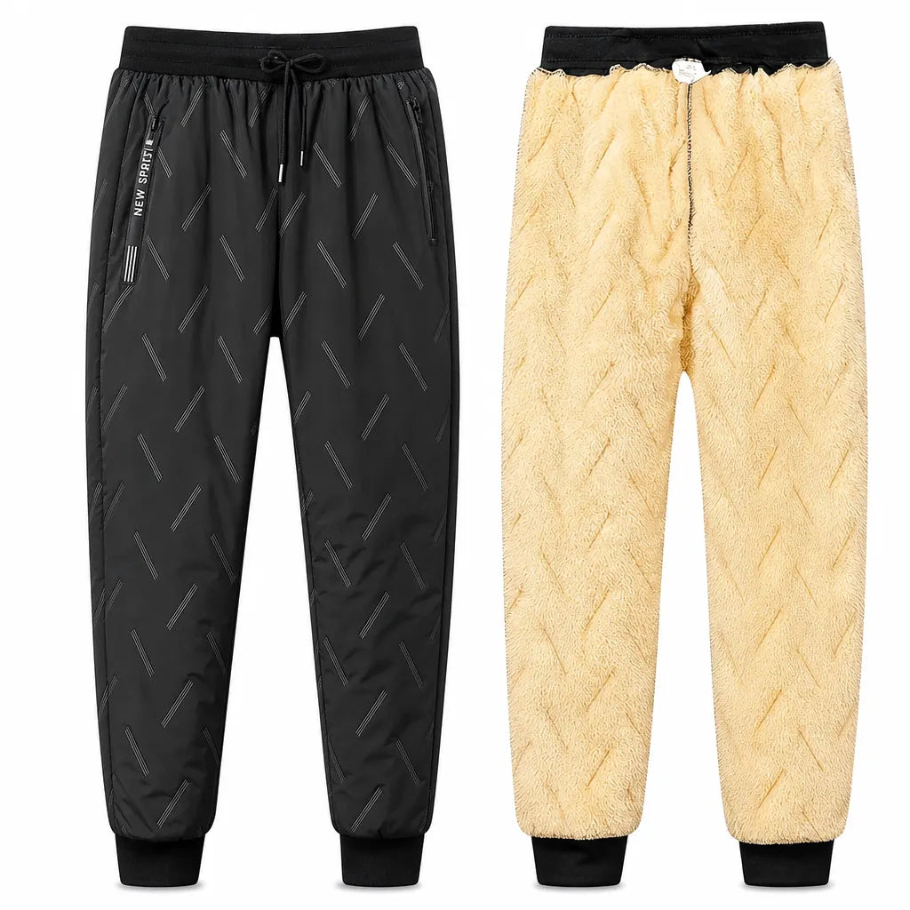 Kervina - Pantalon De Sport Coupe Ample Avec Doublure en Sherpa