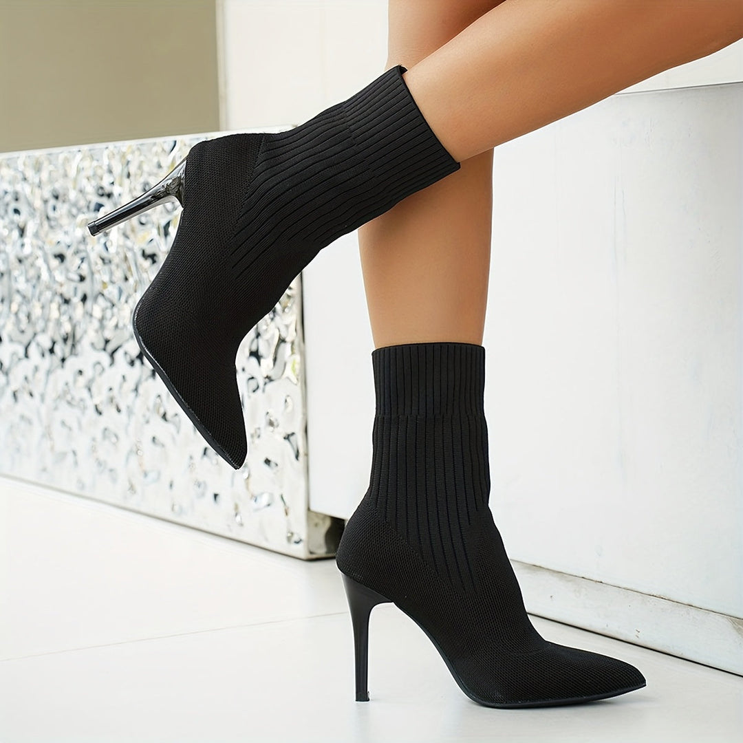 Malayna - Bottines À Talons Hauts Élégantes