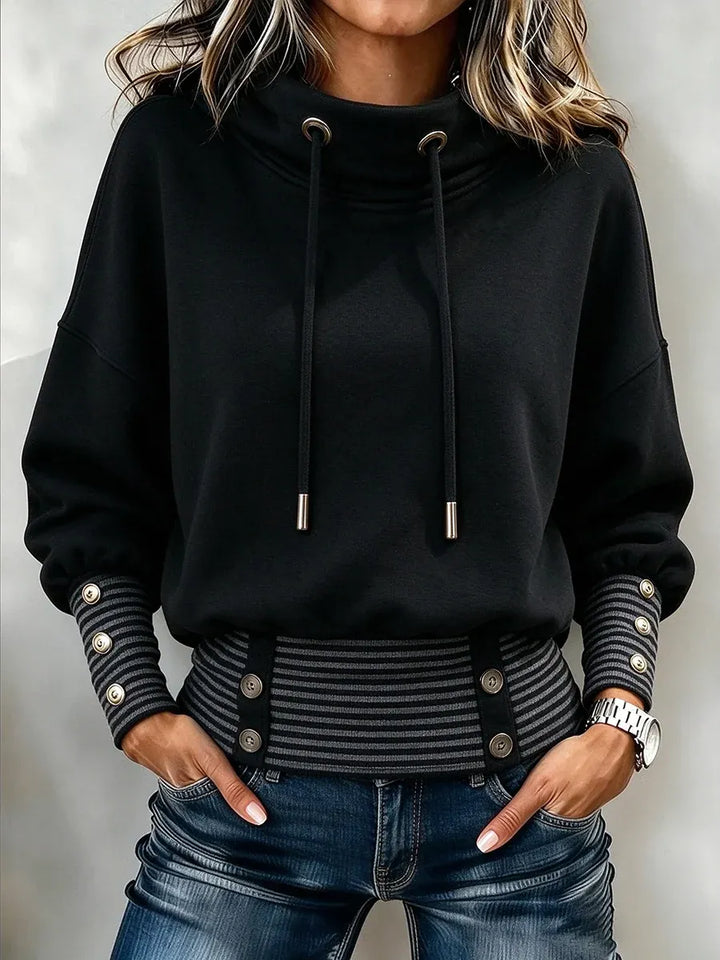 Nibika - Sweat-Shirt À Col Montant Et Cordon De Serrage
