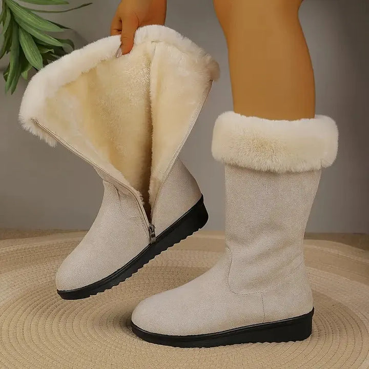 Neah - Bottes Longues Chaudes Avec Fermeture Éclair