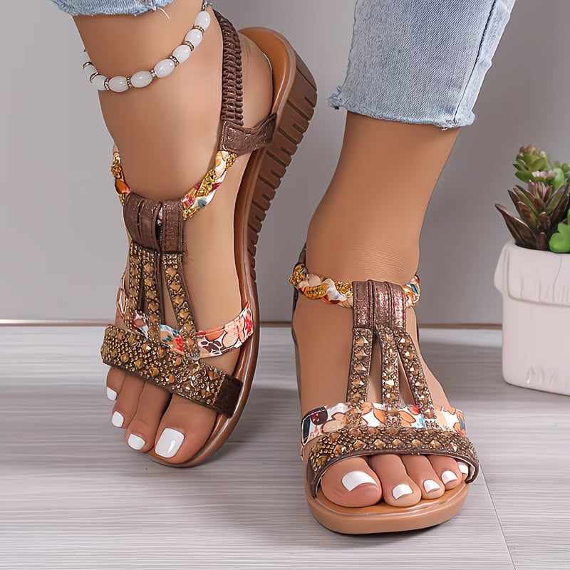 Noelia - Sandales À Talons Compensés Élégantes