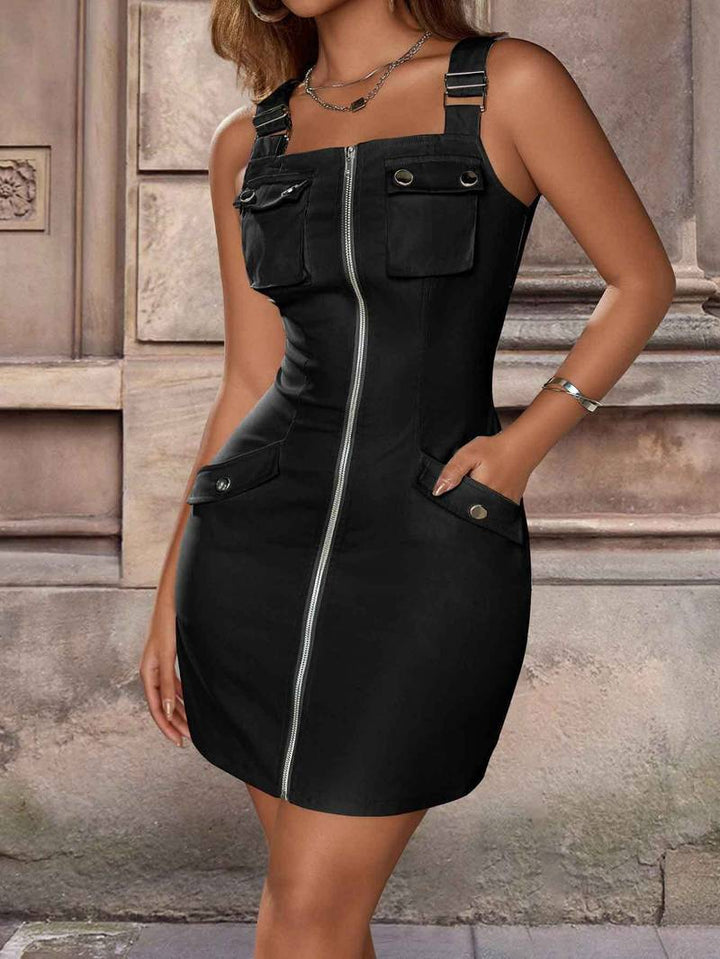 Dorcas - Robe Décontractée À Bretelles Réglables Et Poche