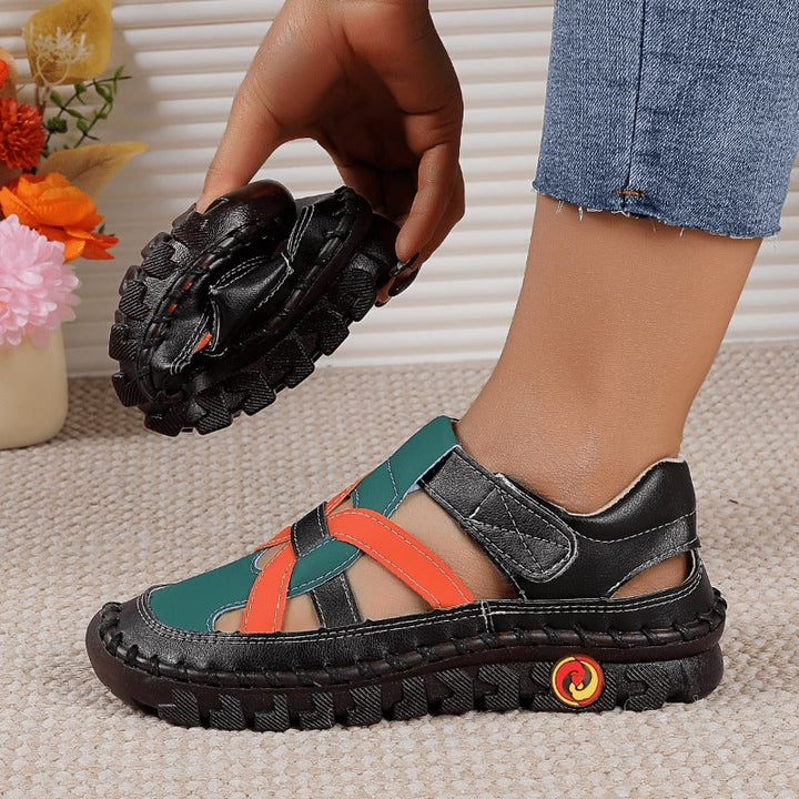 Shehna - Sandales Décontractées en Cuir
