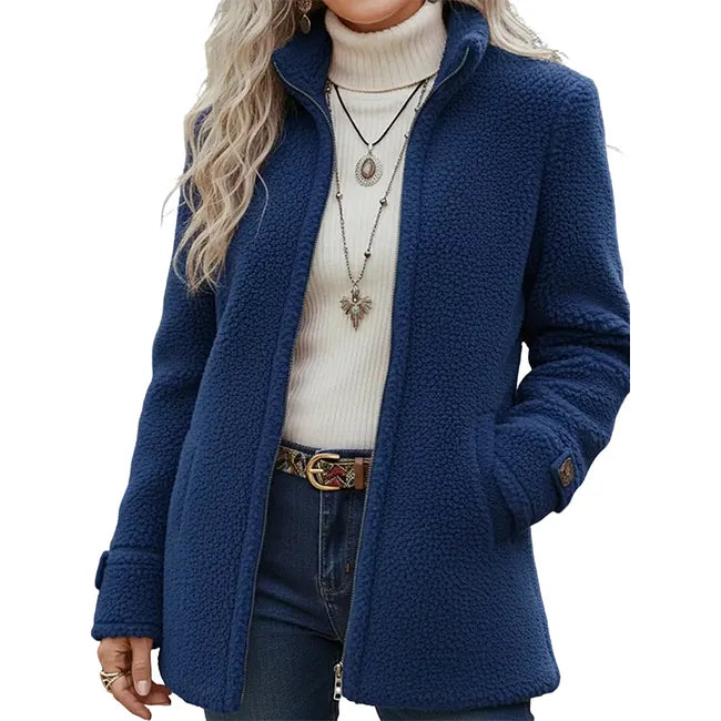 Elanne - Veste Décontractée À Col Montant