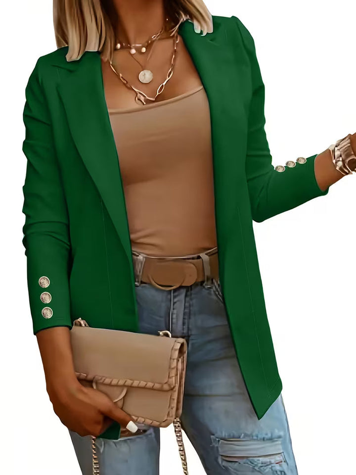 Nikia - Blazer À Manches Longues Et Boutons Décoratifs
