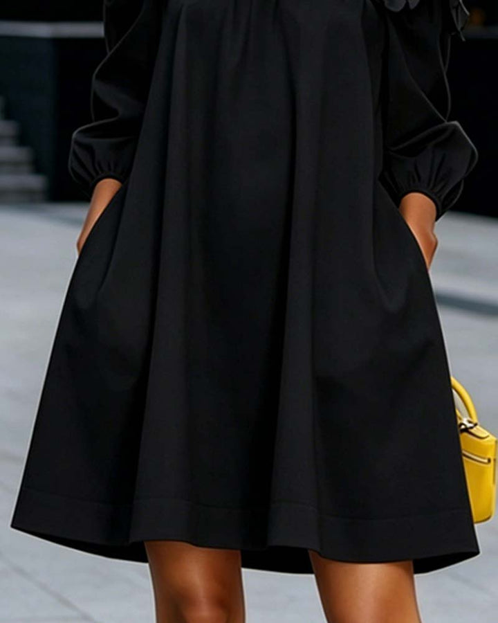 Loania - Robe À Épaules Dénudées Et Motifs Floraux