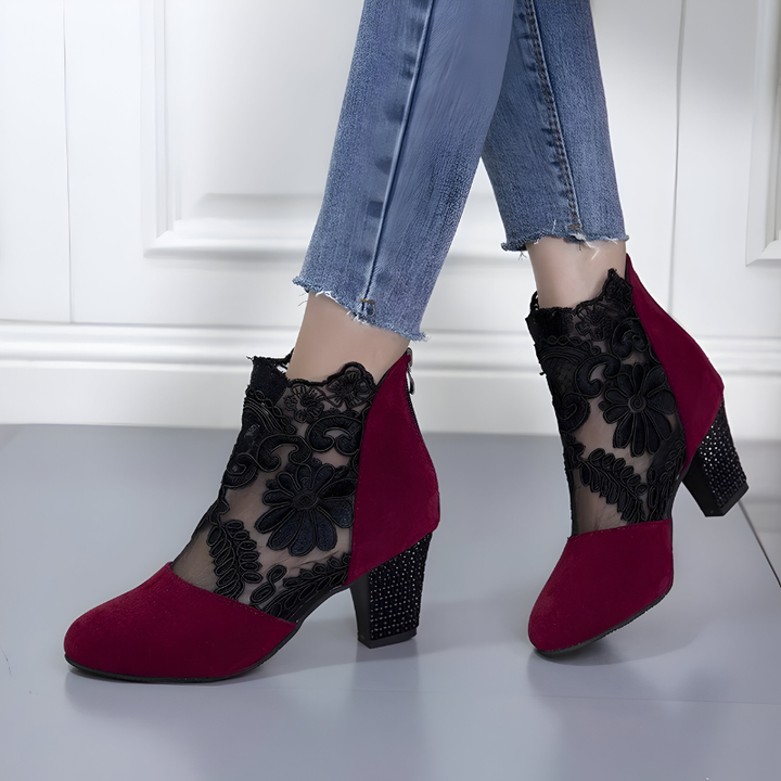Elizaveta - Chaussures Orthopédiques à Motifs Floraux