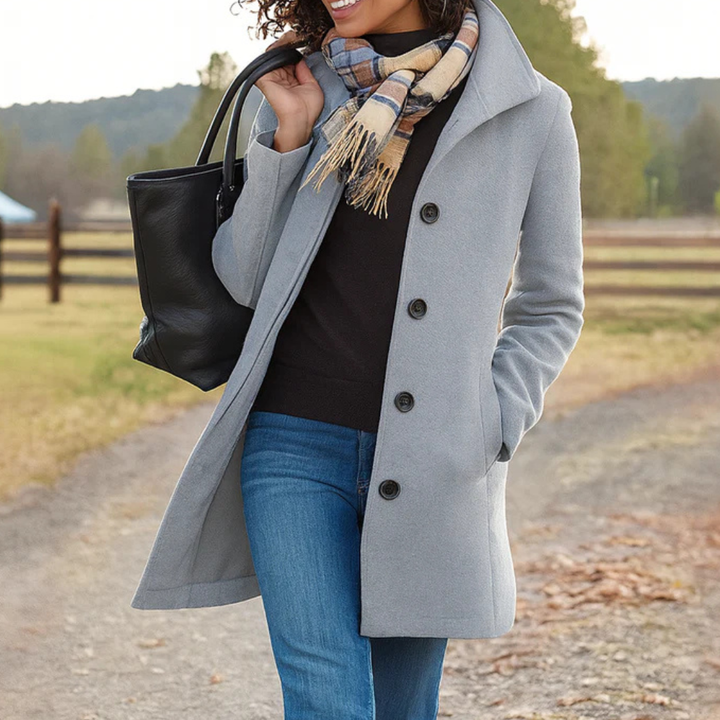 Danla - Manteau À Manches Longues Avec Poches