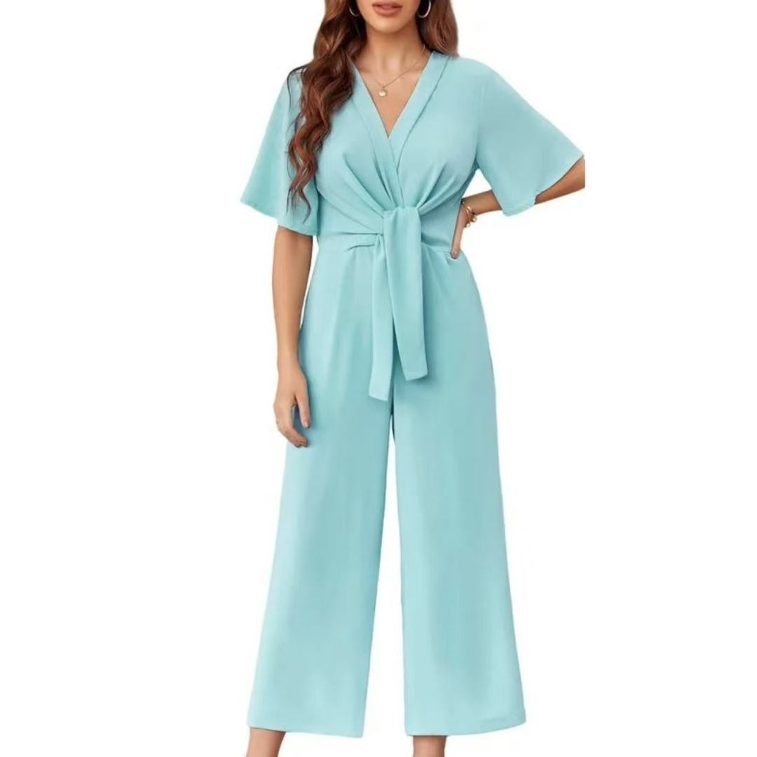 Gracie - Robe D'été Élégante Avec Nœud en Dentelle