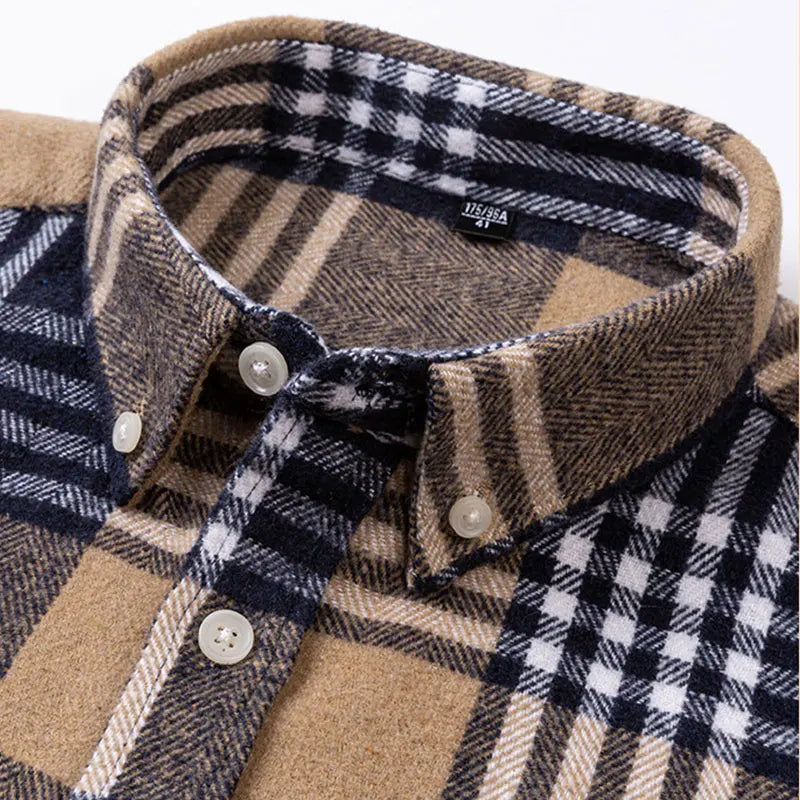 Joman - Chemise À Carreaux À Manches Longues Et Boutons