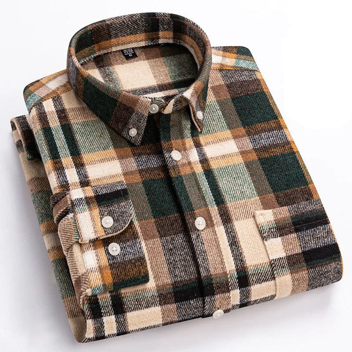 Joman - Chemise À Carreaux À Manches Longues Et Boutons