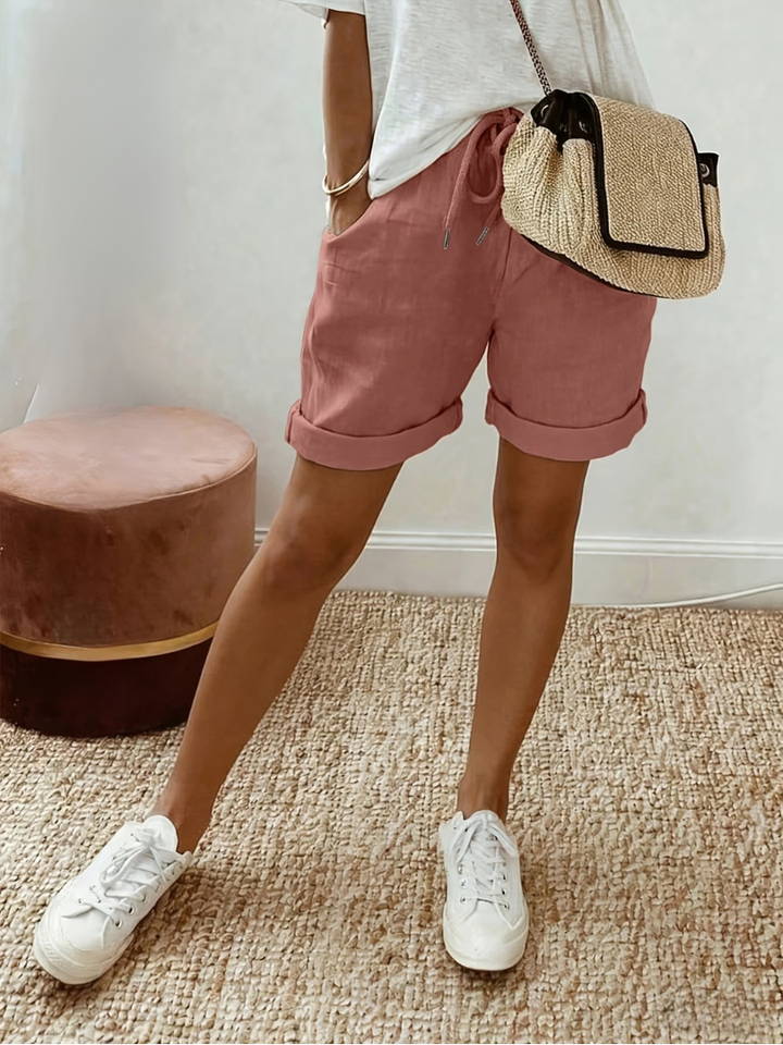Keely - Short en Lin Confortable