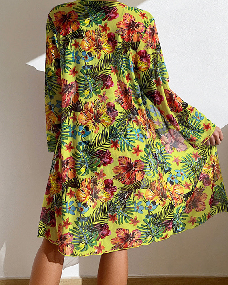 Vitoriya - Bikini Avec Foulard À Fleurs